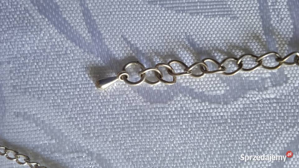 POSREBRZANY KRÓTKI ŁAŃCUSZEK Piła sprzedam