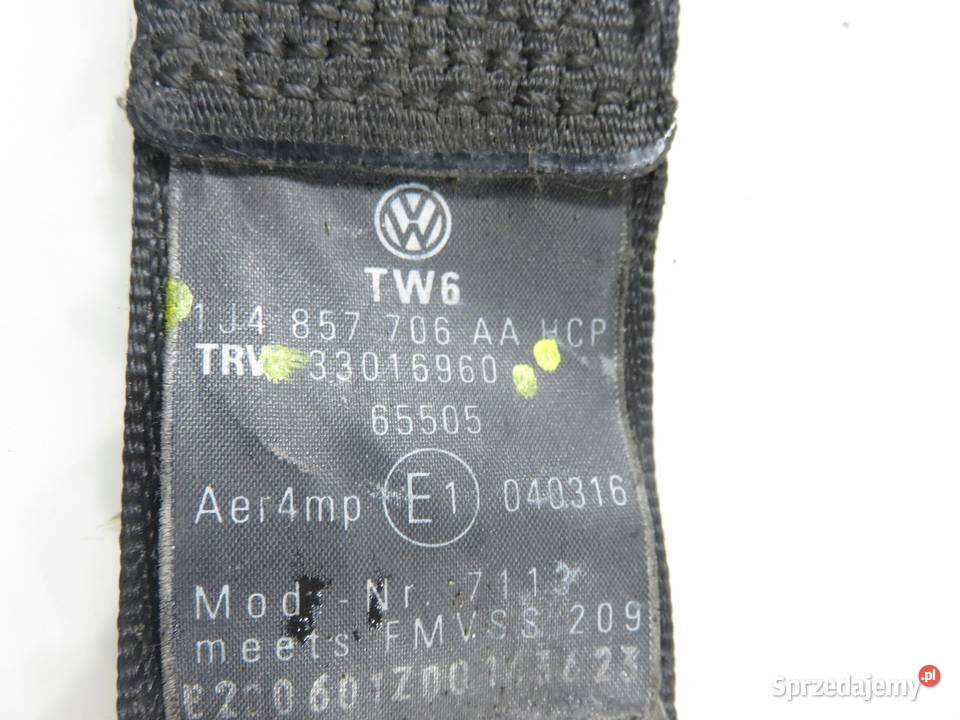 PAS PRAWY PRZEDNI VW GOLF IV 1J4857706AA małopolskie