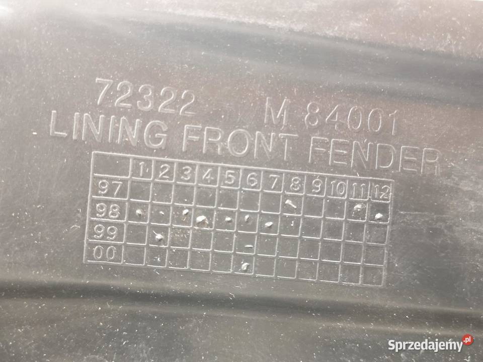 NADKOLE LEWY PRZÓD SUZUKI MARUTI 800 NOWE