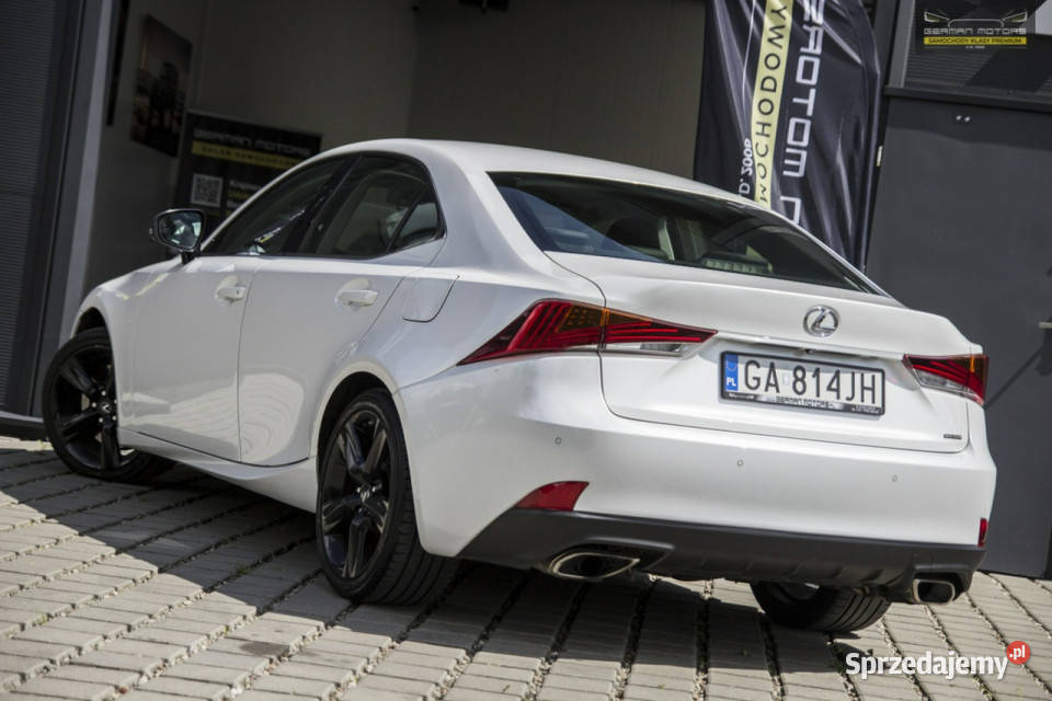 Lexus IS Ledy Kamera Skóry Perła Gwarancja wielofunkcyjna kierownica Dębogórze