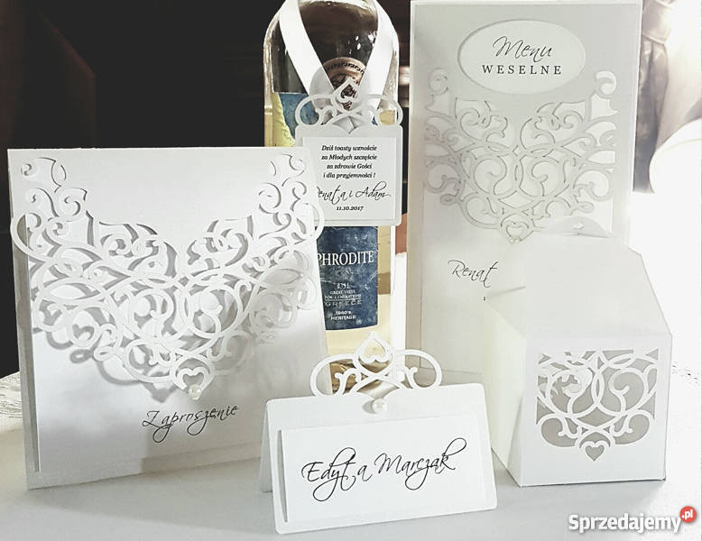 zaproszenia na ślub komunia chrzest Bochnia