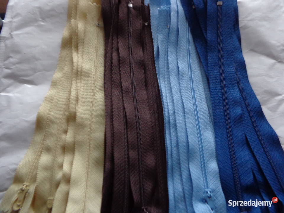 zamki do spódnicy 20 40 sztuk kolory Poznań sprzedam