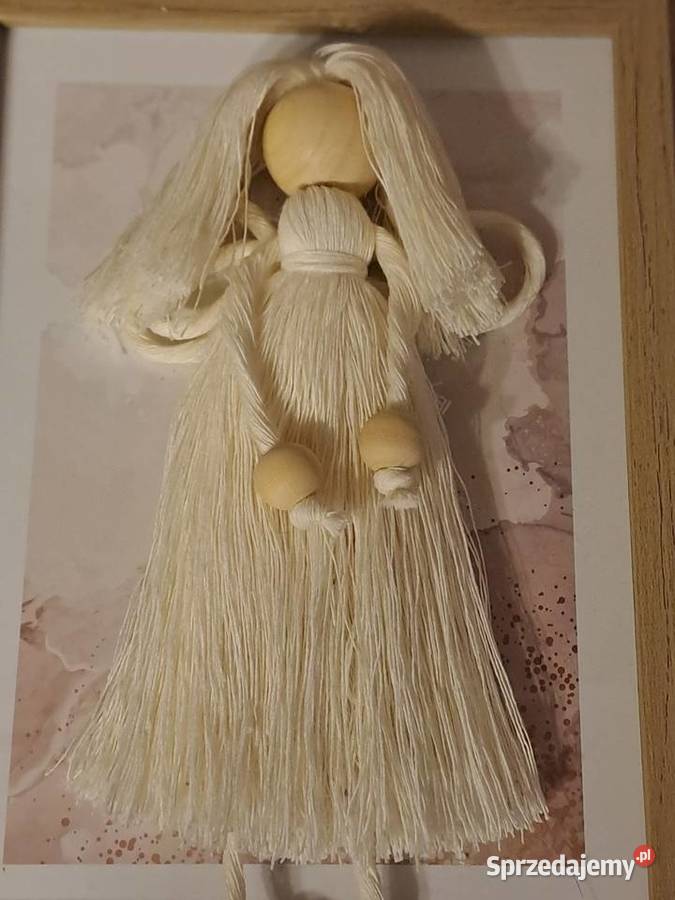 Makrama aniołek biały Wrocław