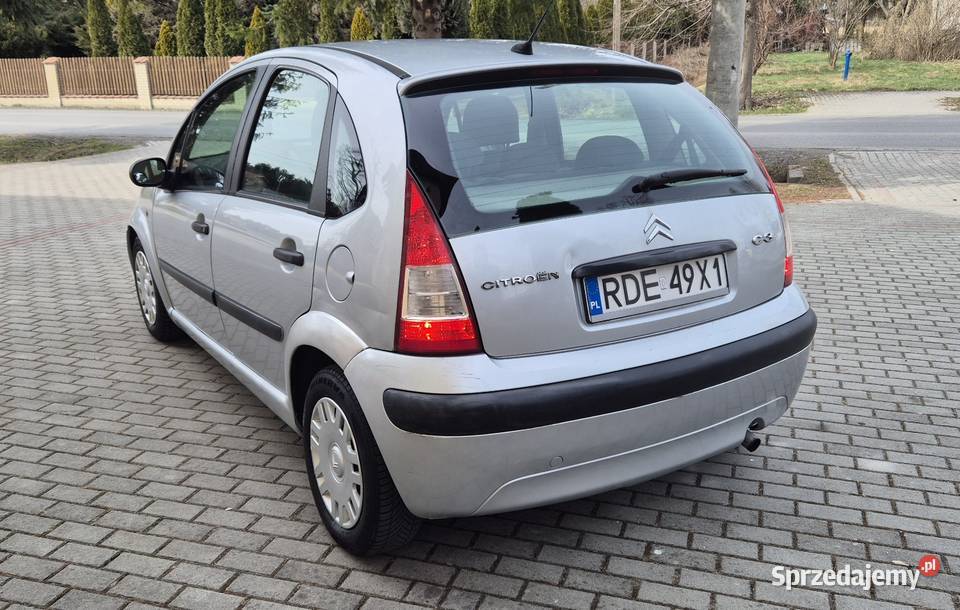 Citroen C3 14 HDI KLIMA Oszczędny 4l100 srebrny Łańcut