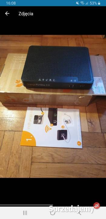 Orange router FunBox 20 router Michałowice