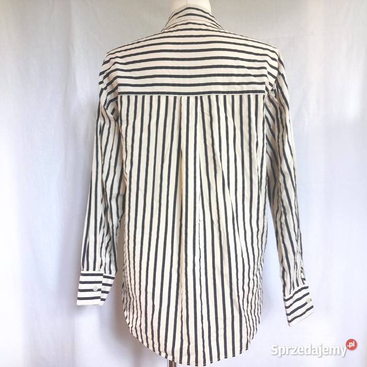 Koszula PASKI Bluzka damska Beż Czarna r 38 Paski Białystok