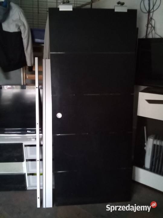 Sprzedam drzwi wewnętrzne szklane czarne Częstochowa
