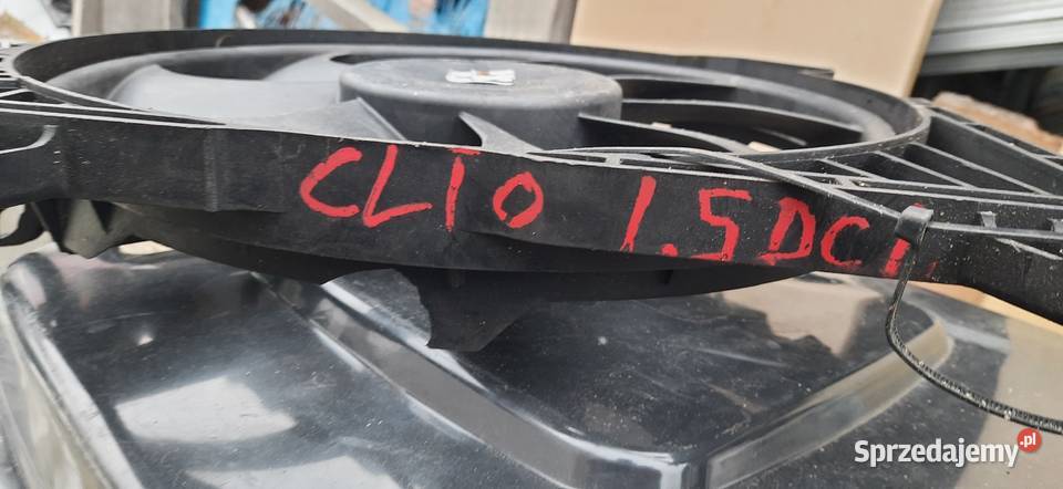Renault clio 15 dci wentylator chłodnicy wentylatory chłodnicy Siechnice sprzedam