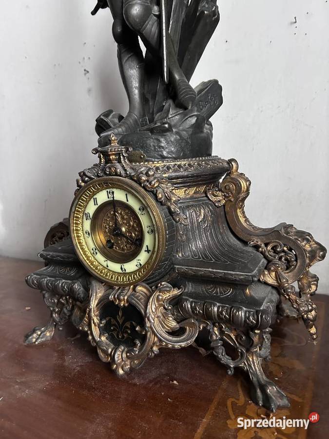 zegar figuralny Joanna Darc łódzkie Radomsko