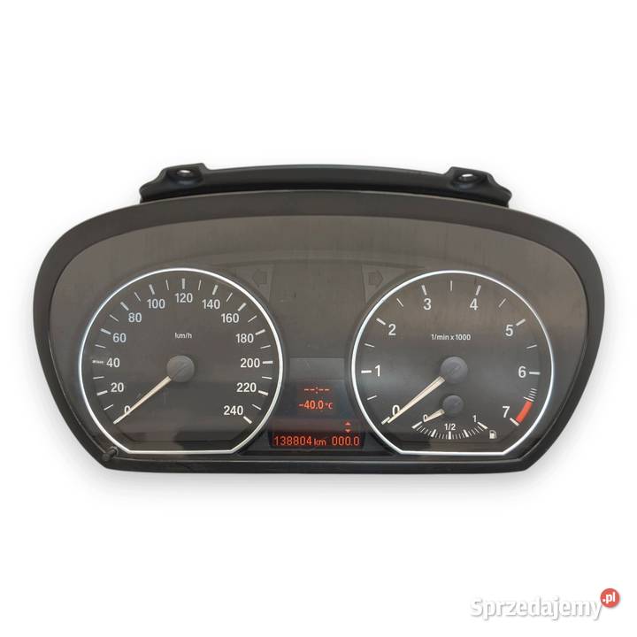 LICZNIK ZEGARY 9166813 BMW E81 E82 E87 E88 16 i osobowe Liczniki i zegary Chełm sprzedam