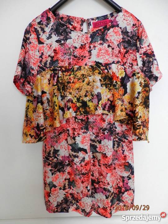 Kombinezon Boohoo Kwiaty Modna Falbana Krótki Kwiatki Łomża sprzedam