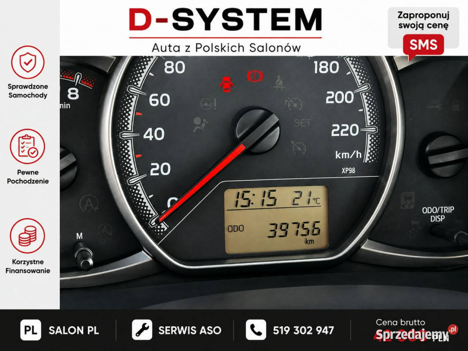 Toyota Yaris 2015 Salon Polska 39 GWARANCJA Białystok