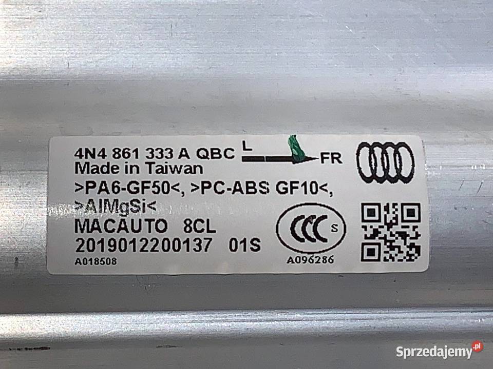 ROLETA DRZWI LEWY TYŁ AUDI A8 D5 SedanLimuzyna