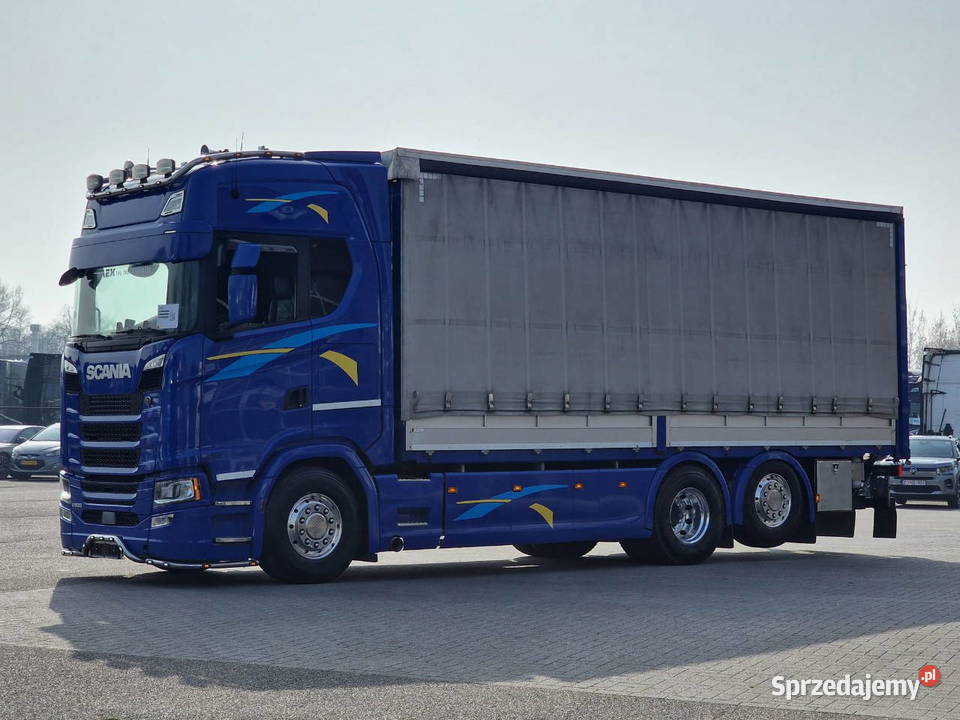 Burto firanka Scania z przyczepa diesel Warszawa