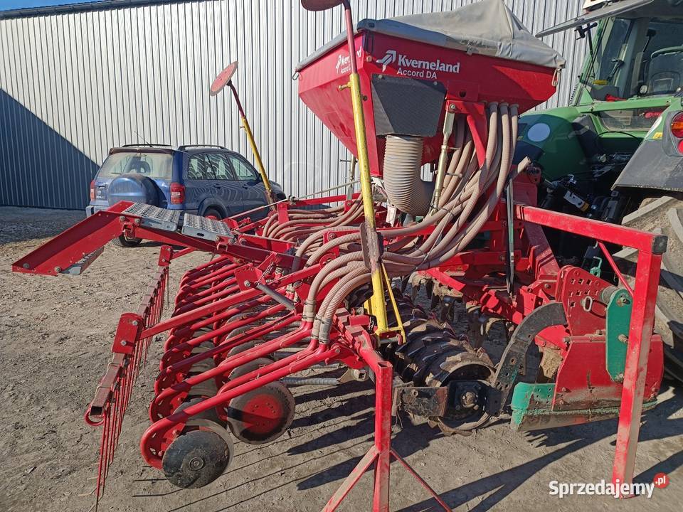Zestaw uprawowo siewny Kverneland Accord DA 3m