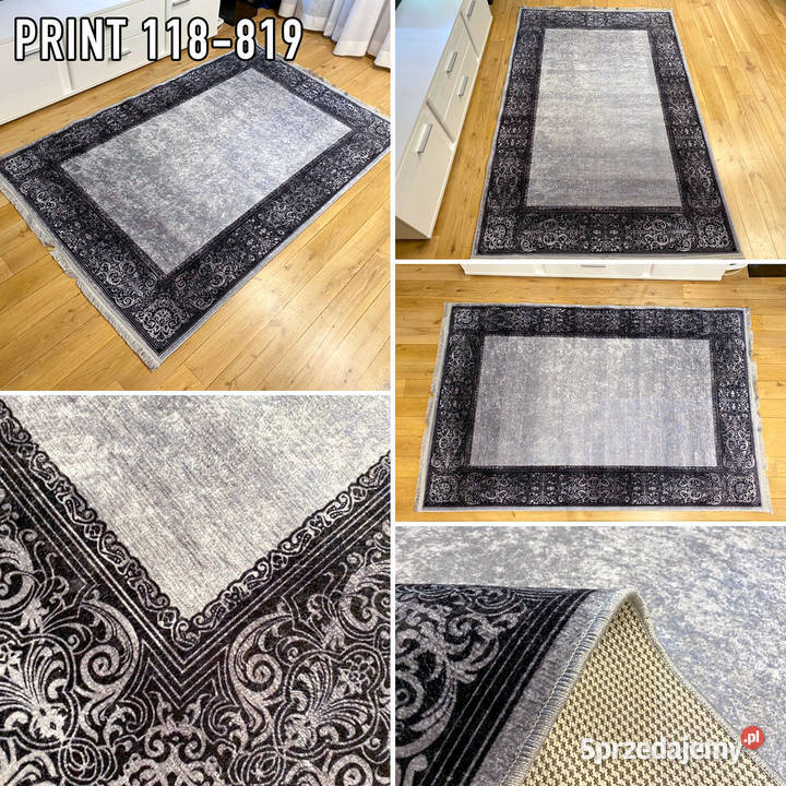 NOWOCZESNY DYWAN 130X190 PRINT 118819 CIENKI Białystok
