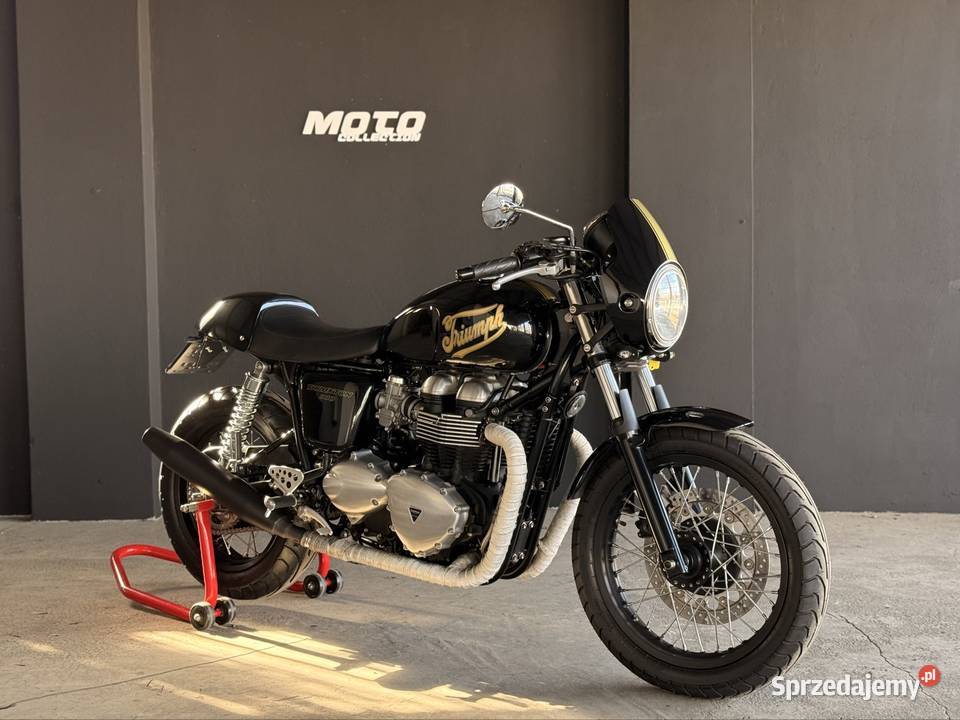 Super TRIUMPH THRUXTON 900 Black Cafe Racer wielkopolskie Września