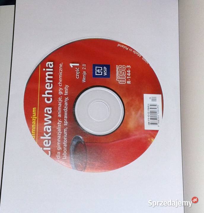 Ciekawa chemia Podręcznik Cz 1 CD Hanna Gulińska tradycyjny podręcznik Chełm