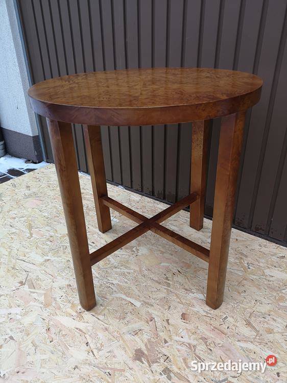 Stolik Ława Okrągły ARTDECO Antyk Stary Swarzędz