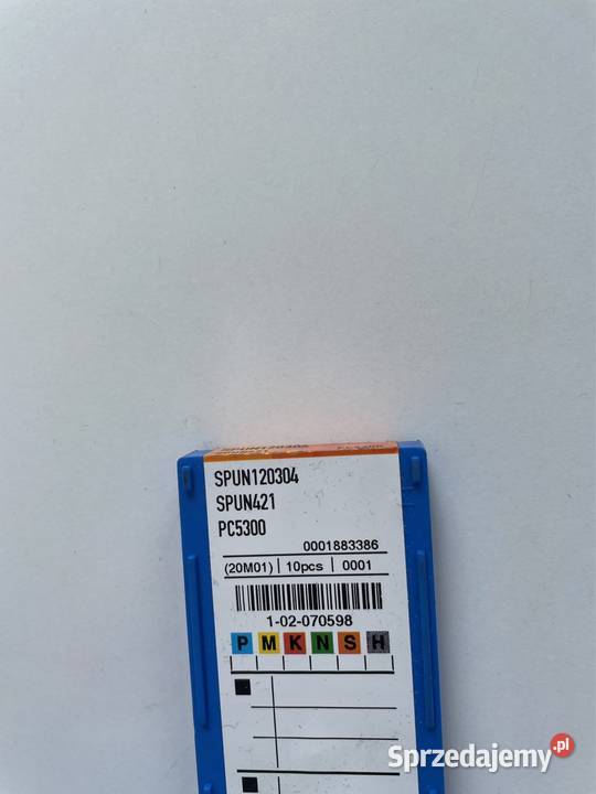 Płytki KORLOY SPUN120304 PC5300 Czarnożyły