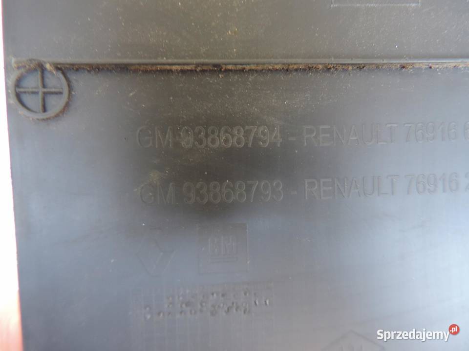 OPEL VIVARO B 14 OSŁONA SŁUPKA LEWA 93868794