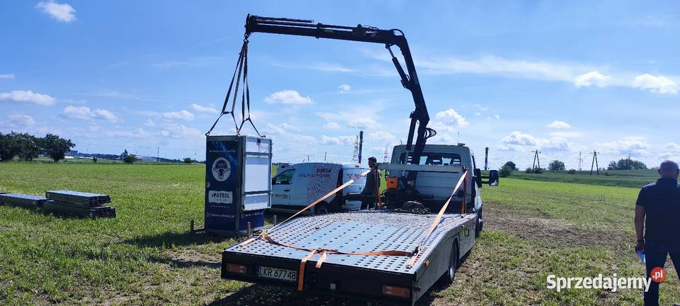 Usługi transportowe transport HDS żuraw dźwig Białystok