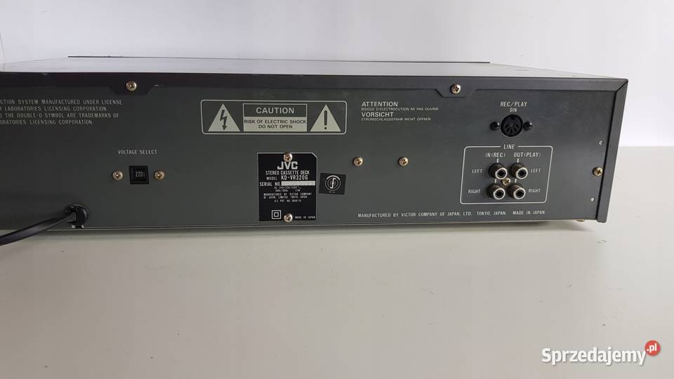 JVC KD320 Cassette Deck Stan kolekcjonerski Warszawa