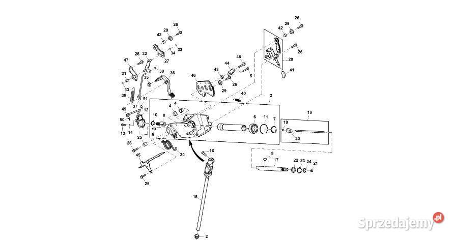 John Deere 9470RX Zestaw kolumny kierownicy sprzedam
