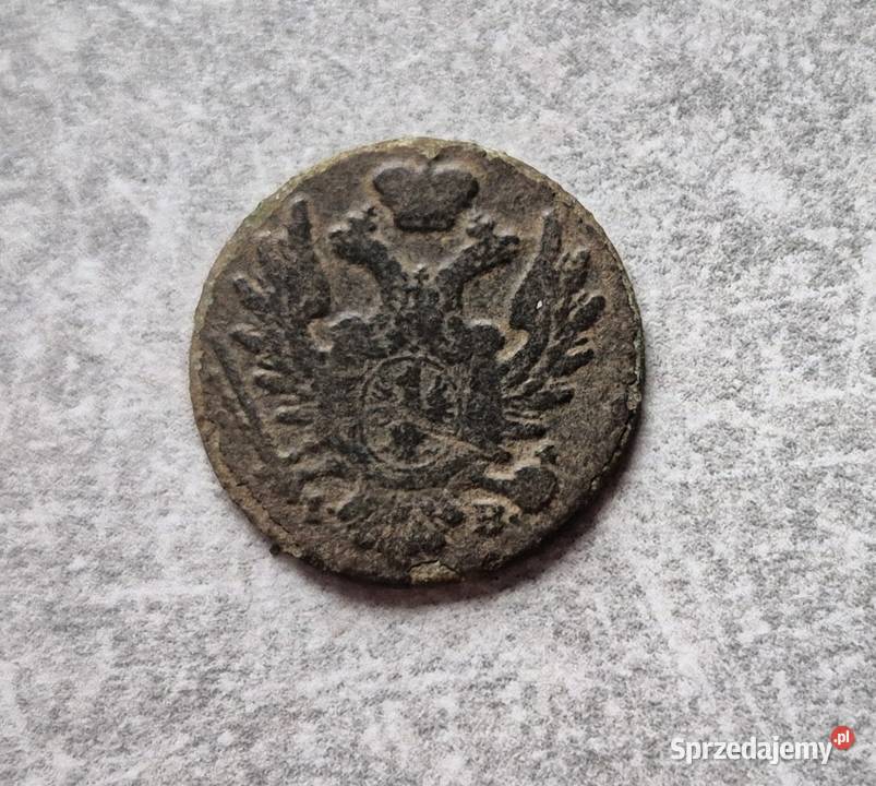 137 KRÓLESTWO POLSKIE 1 Grosz 1824 r Antyki, Sztuka, Kolekcje Wola Kruszyńska
