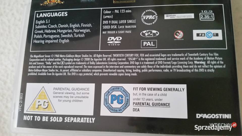 Film THE MAGNIFICENT SEVEN 19602008 DVD VIDEO Puławy
