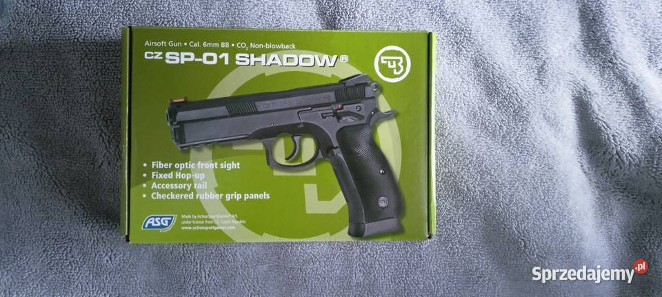 Nowy Pistolet ASG CZ SP01 Shadow GNB Izbica Kujawska