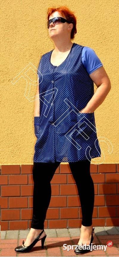 Fartuchy stylonowe zakładane głowę podomka małopolskie Wronin