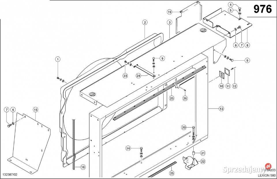 Claas Lexion 580 SZYB POWIETRZA 0007435371 Pozostałe Jastrzębniki