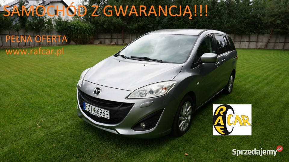 Mazda 5 zarejestrowany ubezpieczony Gwarancja II Hatchback Zielona Góra