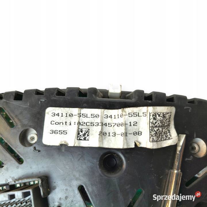 LICZNIK ZEGARY 3411055L50 Suzuki SX4 Sedici 20 Wyposażenie wnętrza Chełm