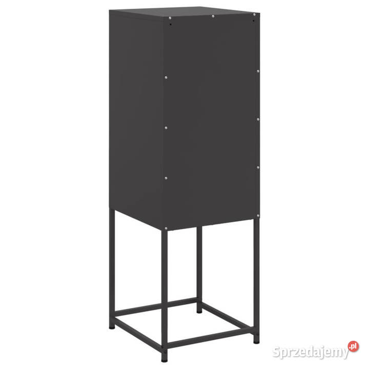 Szafka czarna 36x39x107 stal WM846530 Warszawa
