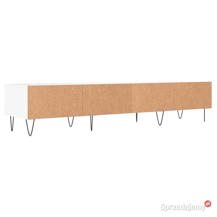 Szafka pod TV biała 150x36x30 materiał mazowieckie