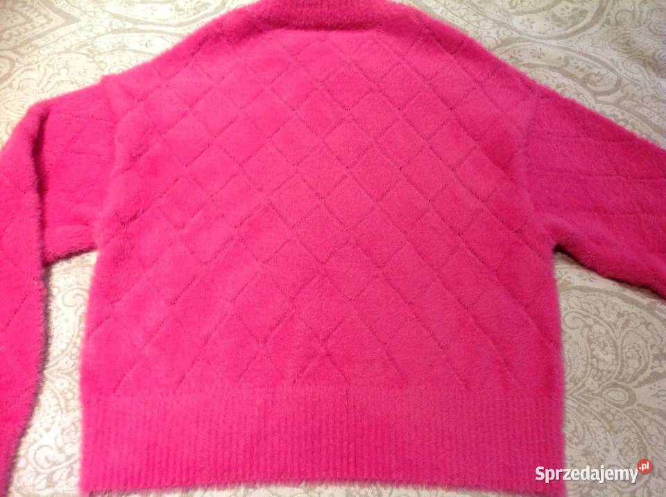 Milutki Sweter Różowy Damski S Nowy Rozmiar 36(S) sprzedam