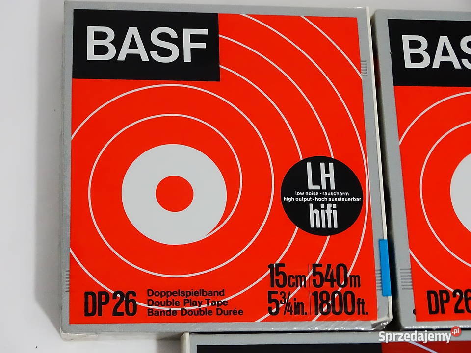 BASF LH HiFi DP 26 zestaw 3 taśm szpulowych Biłgoraj