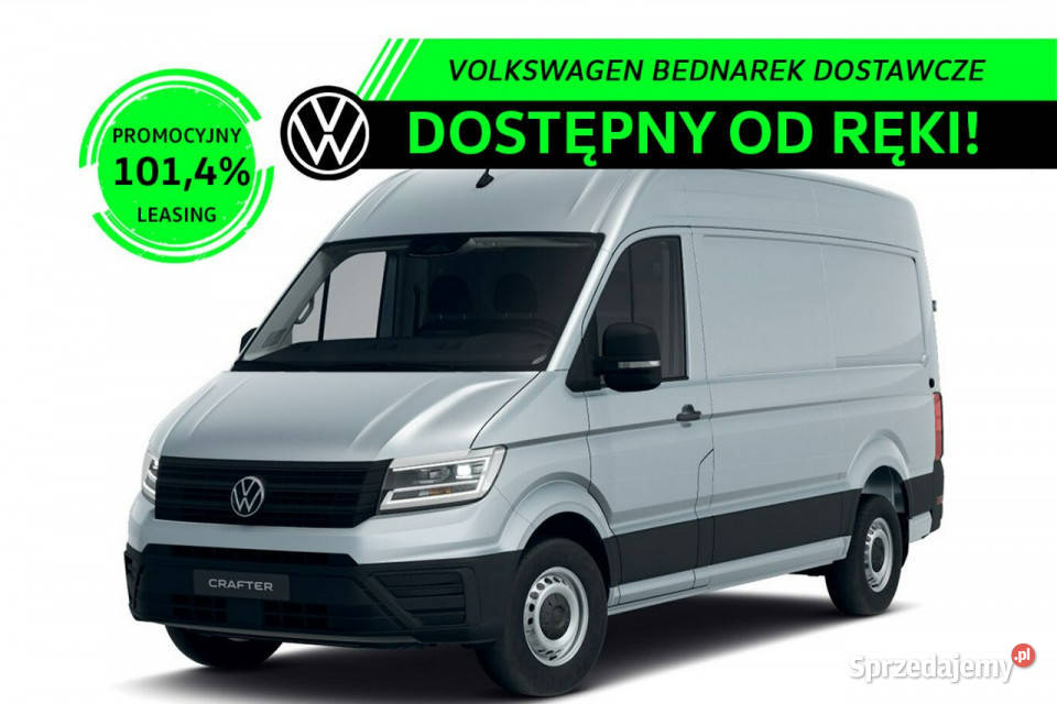 Volkswagen Crafter FL Furgon L3 20 TDI 177 srebrny