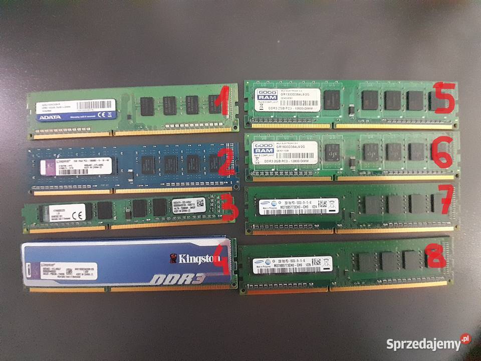 Pamięć RAM DDR3 2GB Wieliczka