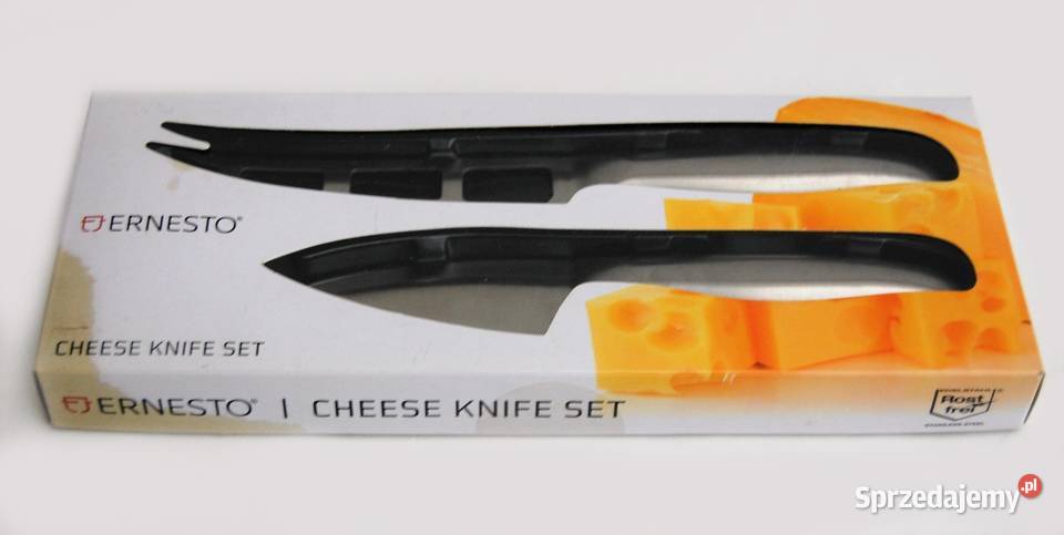 Zestaw dwóch noży do sera ze stali szlachetnej Lublin