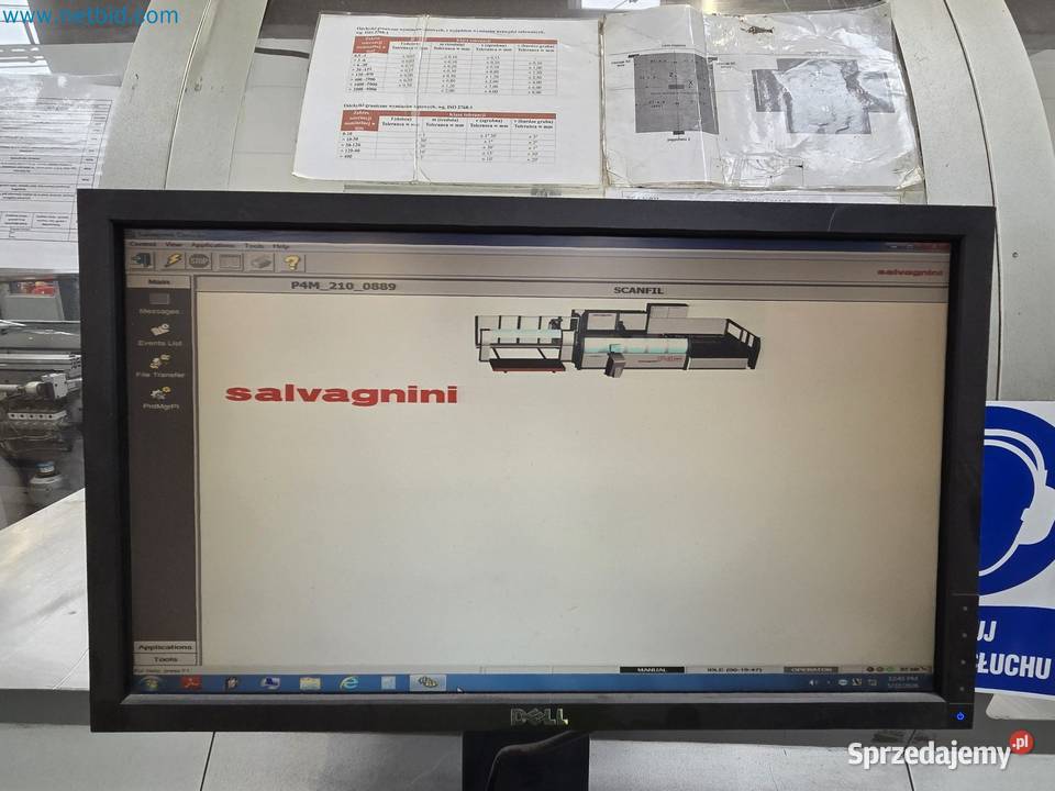 Automatyczne centrum gnące SALVAGNINI P41816 ABT Mysłowice