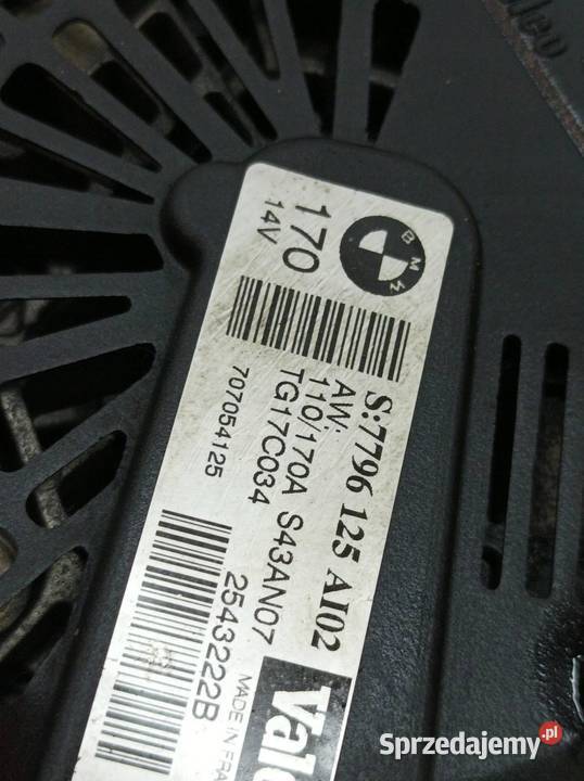ALTERNATOR 7796125 AI02 30 D M57 Bmw Seria 7 IV osobowe