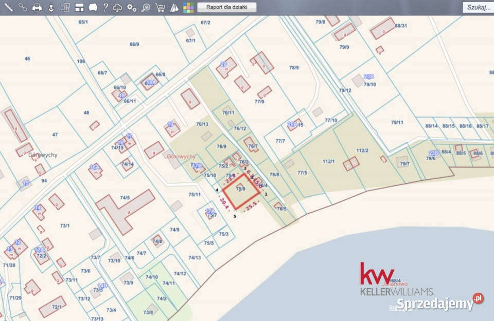 Działka 500m2 Górowychy 25m sprzedam