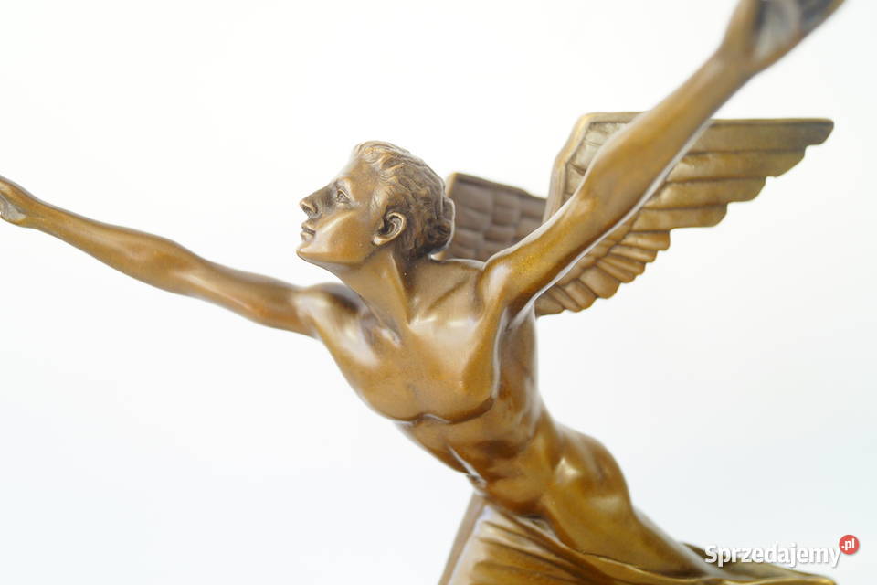 Figura z brązu rzeźba The Aviator Art deco Gizałki sprzedam