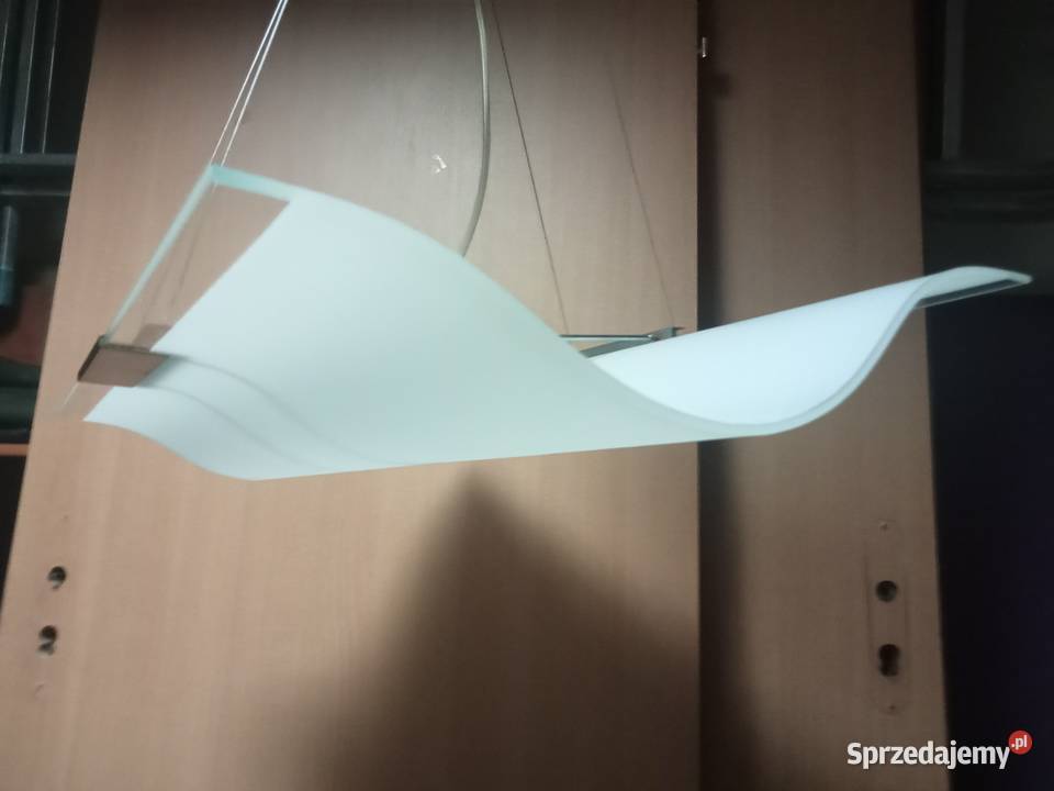 Lampa wisząca szklana