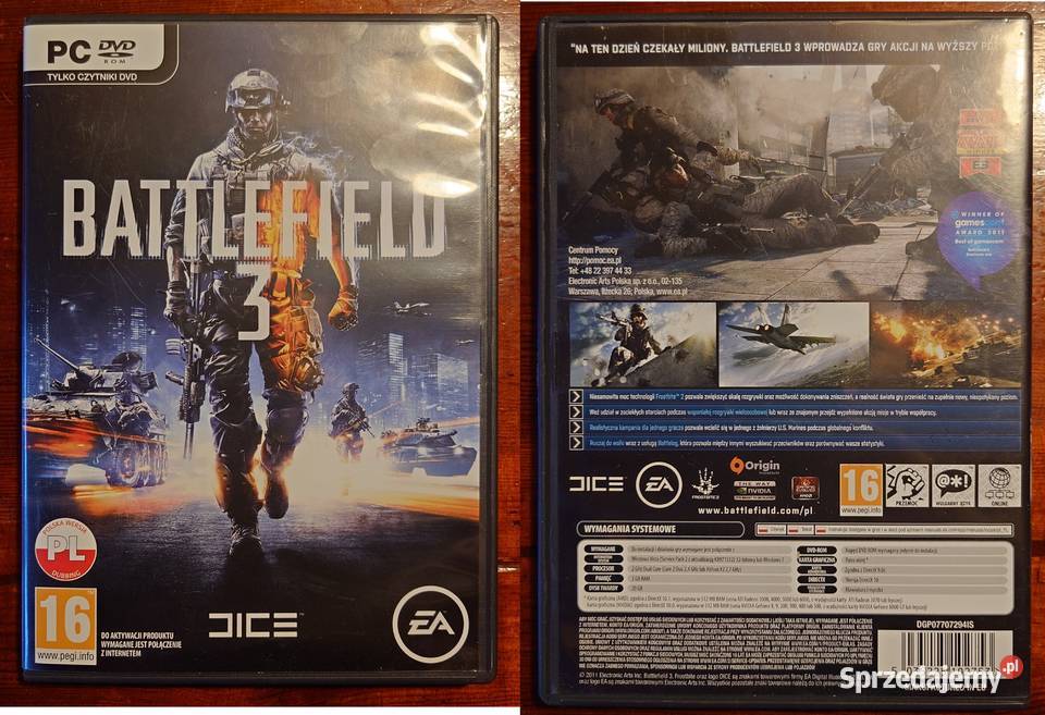Battlefield 3 EDYCJA LIMITOWANA PC Polskie akcja