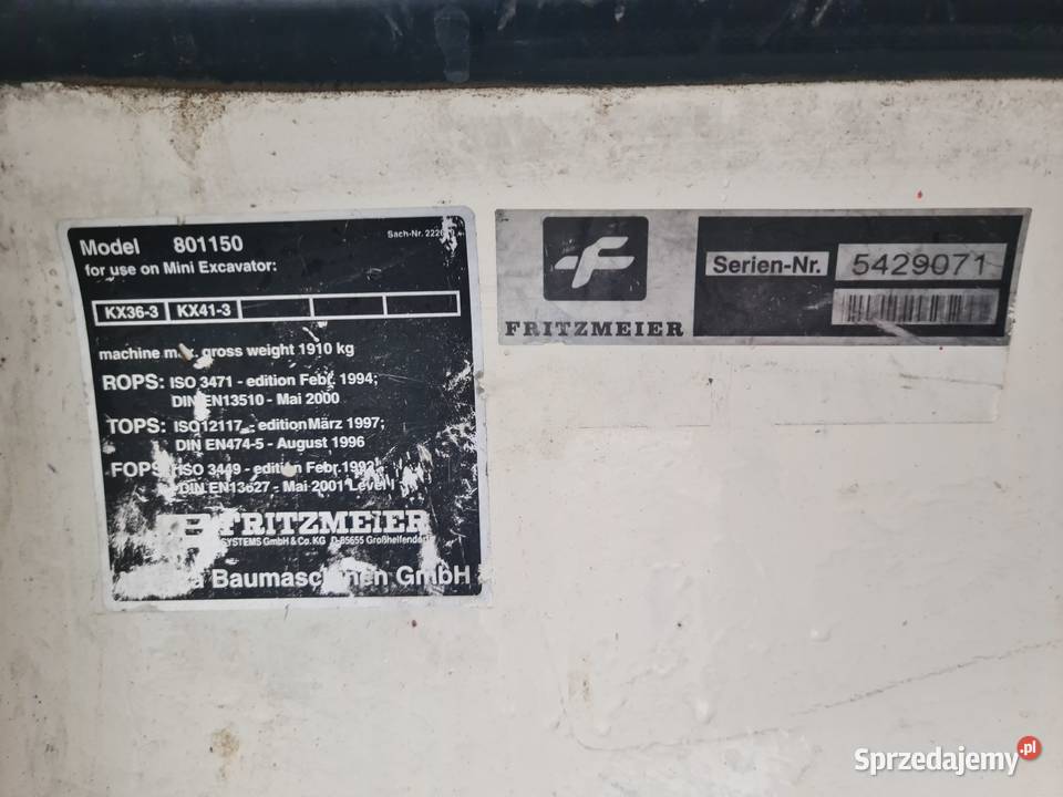 Minikoparka KUBOTA KX413V śląskie Bielsko-Biała