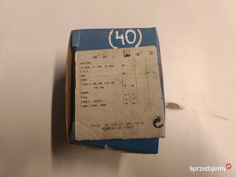 Ford Transit MK5 PRZEDNIE KLOCKI HAMULCOWE przód osobowe Rudka